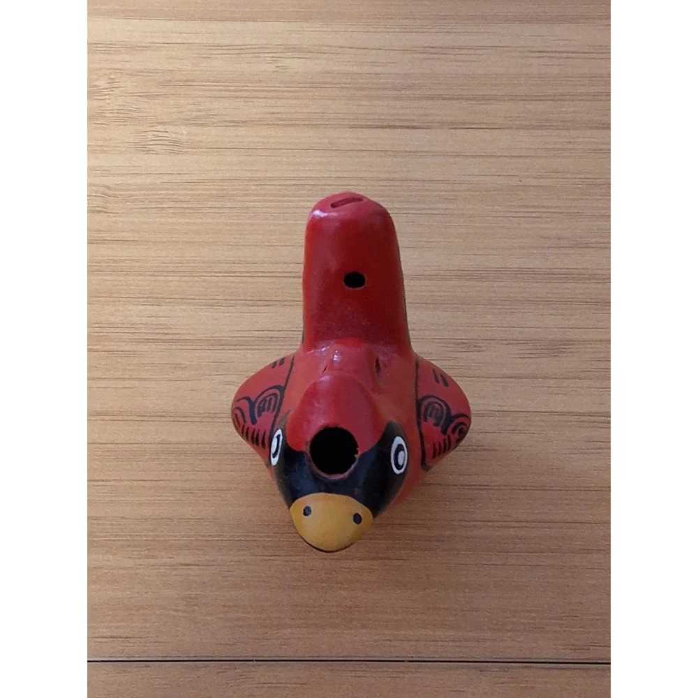Vintage Peruvian Bird Water‎ Whistle, Hand-Painted VGVC!